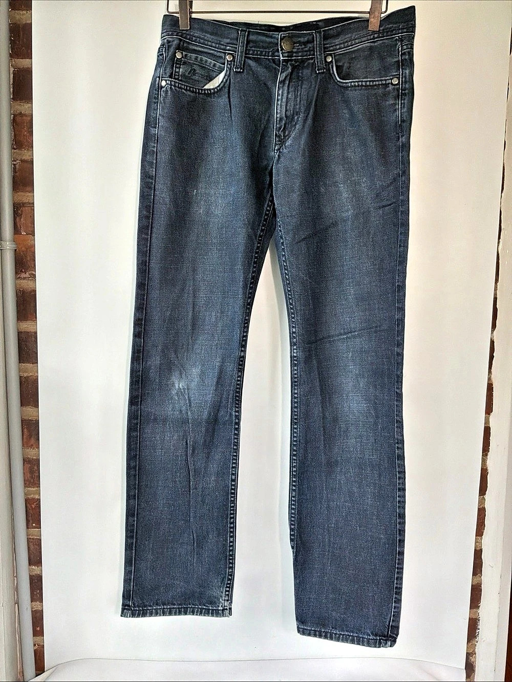 Marc Anthony Men's Blue Medium Wash Slim Denim Jeans Size 30 X 34